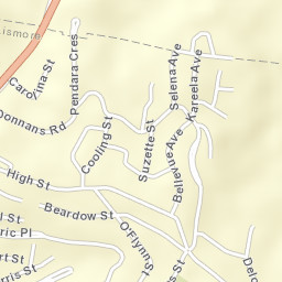 Lismore Heights Street Map