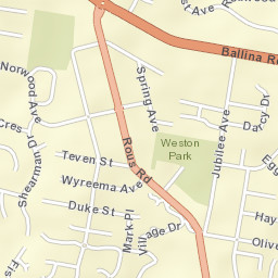 Goonellabah Street Map