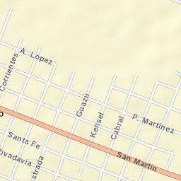 Nueve de Julio Street Map