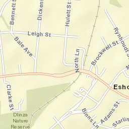 Eshowe Street Map