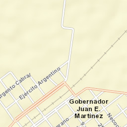 Gobernador Juan E. Martínez Street Map