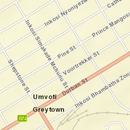 Greytown Street Map