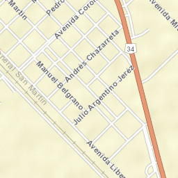 Villa General Mitre Street Map