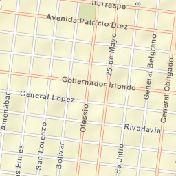 Reconquista Street Map