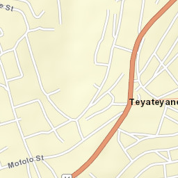 Teyateyaneng Street Map