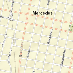 Mercedes Street Map