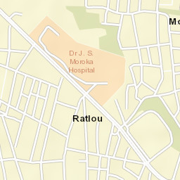 Thaba Nchu Street Map