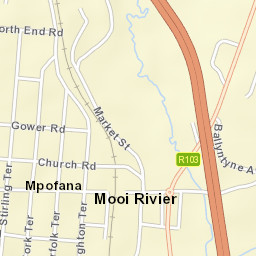 Mooirivier Street Map