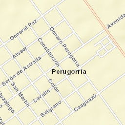 Perugorría Street Map