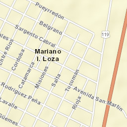 Mariano I. Loza Street Map