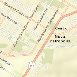 Nova Petrópolis Street Map