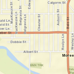 Moree Street Map