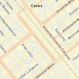 Ceres Street Map