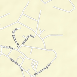 Mohale’s Hoek Street Map