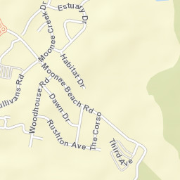 Moonee Beach Street Map