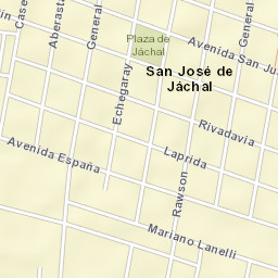 San José de Jáchal Street Map