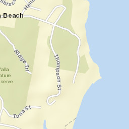 Valla Beach Street Map