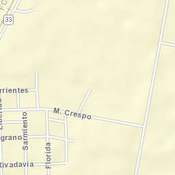 Mocoretá Street Map