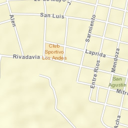 San Agustín de Valle Fértil Street Map