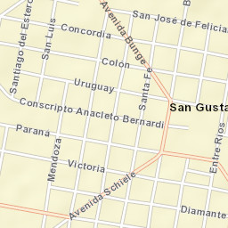 San Gustavo Street Map