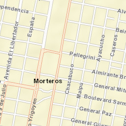 Morteros Street Map