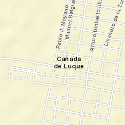 Cañada de Luque Street Map