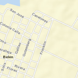 Belén Street Map