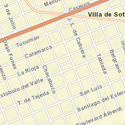 Villa de Soto Street Map