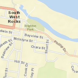 South West Rocks Street Map