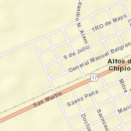Altos de Chipión Street Map