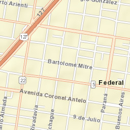 Federal Street Map