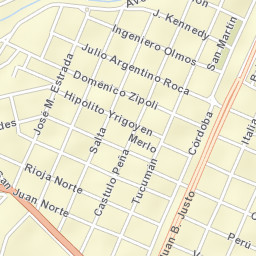 Jesús María Street Map