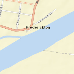 Frederickton Street Map