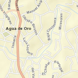 Agua de Oro Street Map