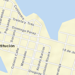 Villa Constitución Street Map