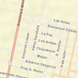 Helvecia Street Map