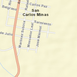 San Carlos Street Map