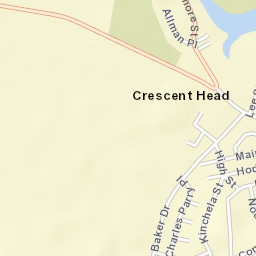 Crescent Head Street Map