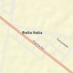 Bella Italia Street Map