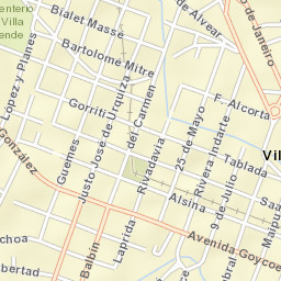 Villa Allende Street Map