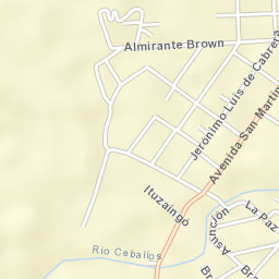 Saldán Street Map