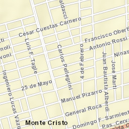 Monte Cristo Street Map