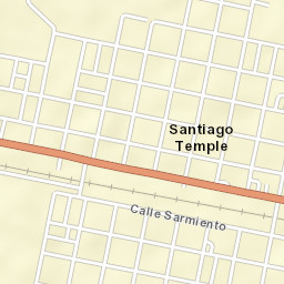 Santiago Temple Street Map