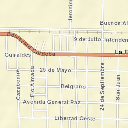 La Francia Street Map