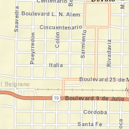 Devoto Street Map