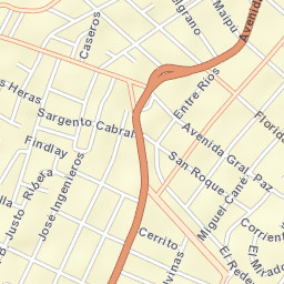 Villa Carlos Paz Street Map