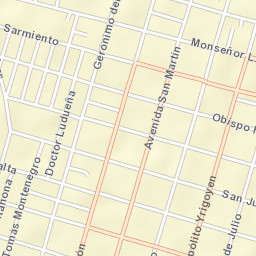 Villa del Rosario Street Map