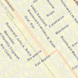 Río Segundo Street Map