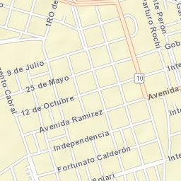 Villa María Grande Street Map
