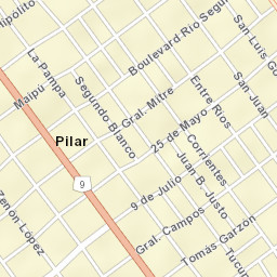 Pilar Street Map